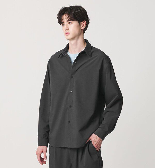 BEAUTY&YOUTH UNITED ARROWS「360&deg;MASTER ヴァーブ ロングスリーブ シャツ セットアップ対応 撥水 ストレッチ ウォッシャブル」|シャツ・ブラウス|DK.GRAY