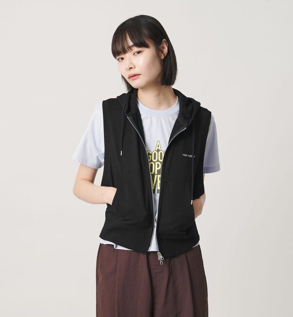 NICE WEATHER「＜NICE WEATHER＞ウィメンズ スリーブレス フーディ」|タンクトップ|