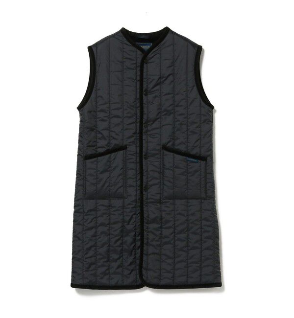 Ray BEAMS 「LAVENHAM / Longline Thornham Womens」|ダウンベスト・ベスト|LAMP_BLACK