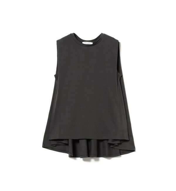 Demi-Luxe BEAMS 「【接触冷感・UVカット】コットン バックフレア ノースリーブ プルオーバー」|Tシャツ・カットソー|