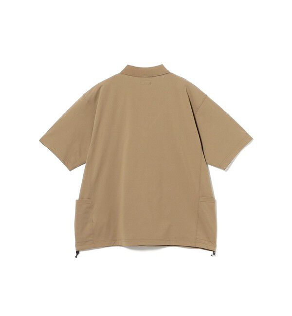 BEAMS「BEAMS｜サイド ポケット ポロシャツ｜吸湿速乾｜ストレッチ｜テックポロ｜オンオフ兼用」|ポロシャツ|