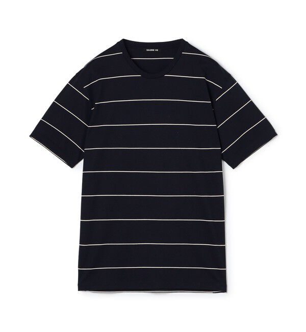 GALERIE VIE「ファインコットン ハーフスリーブTシャツ」|Tシャツ・カットソー|62 ネイビー系