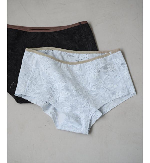 EMILYWEEK「≪予約≫Fittyレース ボーイレッグショーツ」|インナー|ブルー