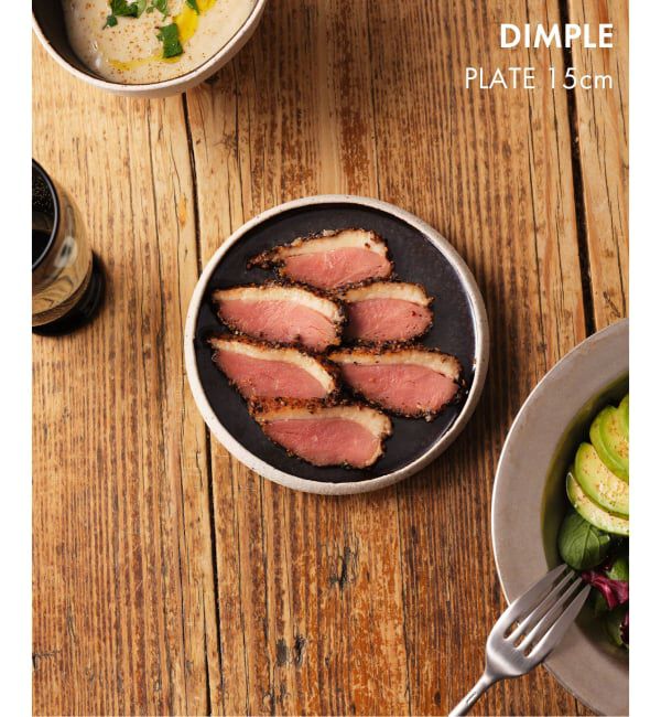 journal standard Furniture「【SAKUZAN/サクザン】JSF別注 DIMPLE PLATE 15cm」|食器・キッチングッズ|ブラック