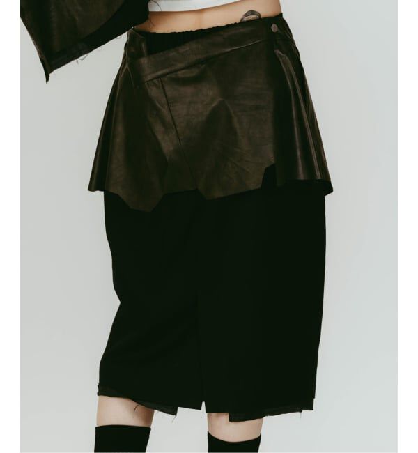 JOINT WORKS「Knuth Marf/クヌースマーフ cut layered mid length skirt」|スカート|
