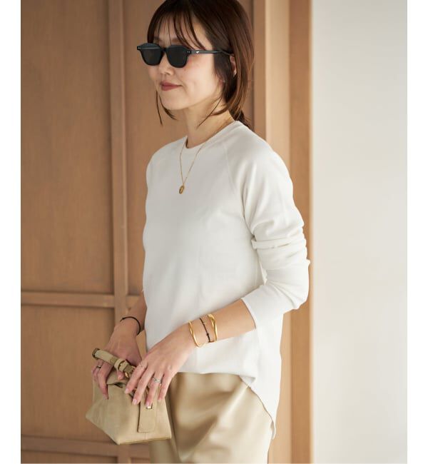 Plage「《追加》premiumフライス long Tシャツ」|Tシャツ・カットソー|