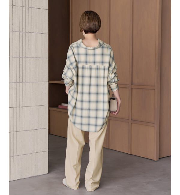 Plage「《予約》Sway Check シャツ」|シャツ・ブラウス|