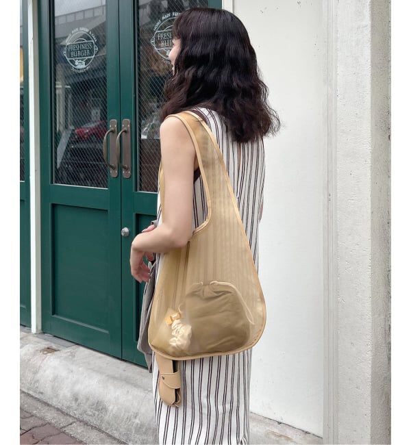 SLOBE IENA「Left Bank Books SLOBE別注 グラスホルダー付きメッシュトートバッグ」|トートバッグ|