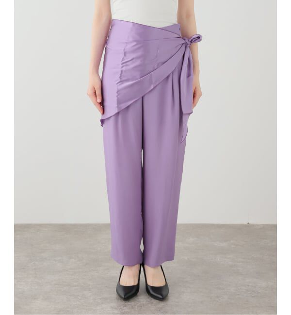 VERMEIL par iena「シルクパンツ」|スラックス|