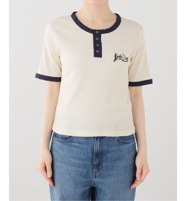 Oriens JOURNAL STANDARD「【BRAIN DEAD/ブレインデッド】RIBBED HENLEY」|Tシャツ・カットソー|