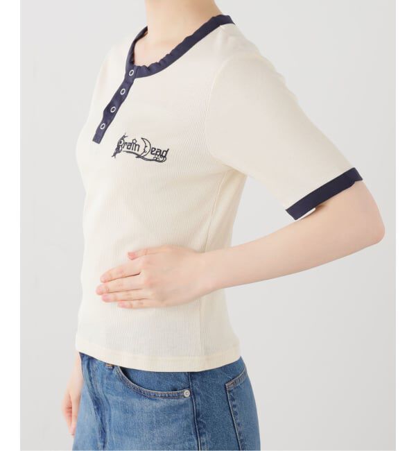 Oriens JOURNAL STANDARD「【BRAIN DEAD/ブレインデッド】RIBBED HENLEY」|Tシャツ・カットソー|