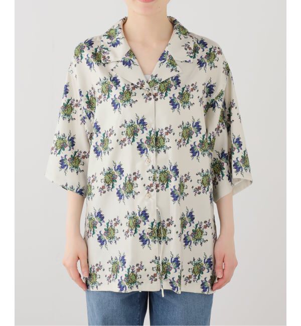 journal standard L'essage「【FUMIE TANAKA/フミエタナカ】flower satin SH シャツ」|シャツ・ブラウス|