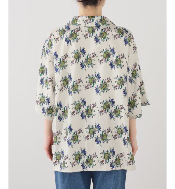journal standard L'essage「【FUMIE TANAKA/フミエタナカ】flower satin SH シャツ」|シャツ・ブラウス|