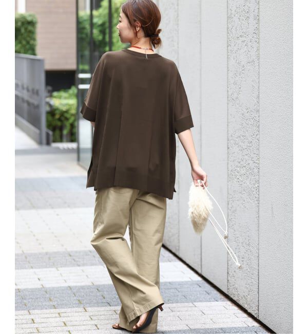 JOURNAL STANDARD relume「《一部WEB限定追加7 / 新色》接触冷感/ウォッシャブルクールポンチョプルオーバー」|ニット・セーター|
