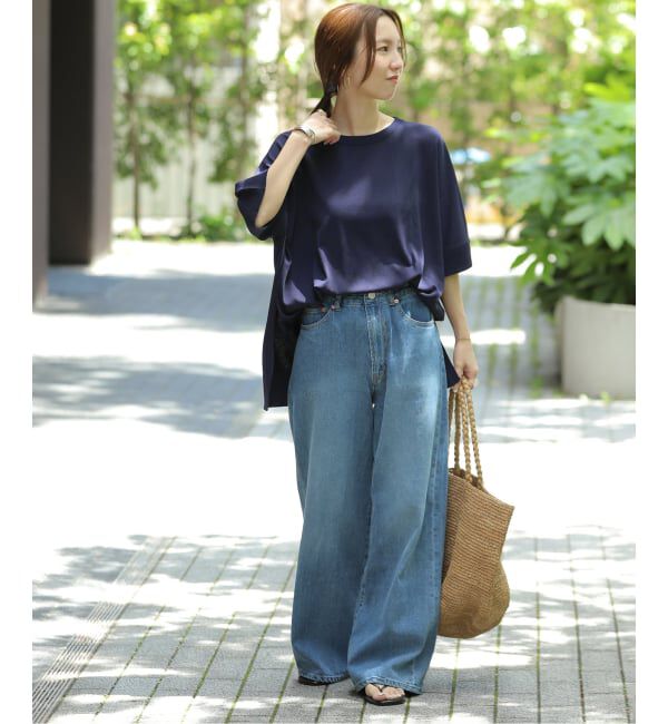 JOURNAL STANDARD relume「《一部WEB限定追加7 / 新色》接触冷感/ウォッシャブルクールポンチョプルオーバー」|ニット・セーター|