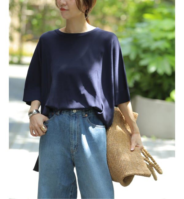 JOURNAL STANDARD relume「《一部WEB限定追加7 / 新色》接触冷感/ウォッシャブルクールポンチョプルオーバー」|ニット・セーター|