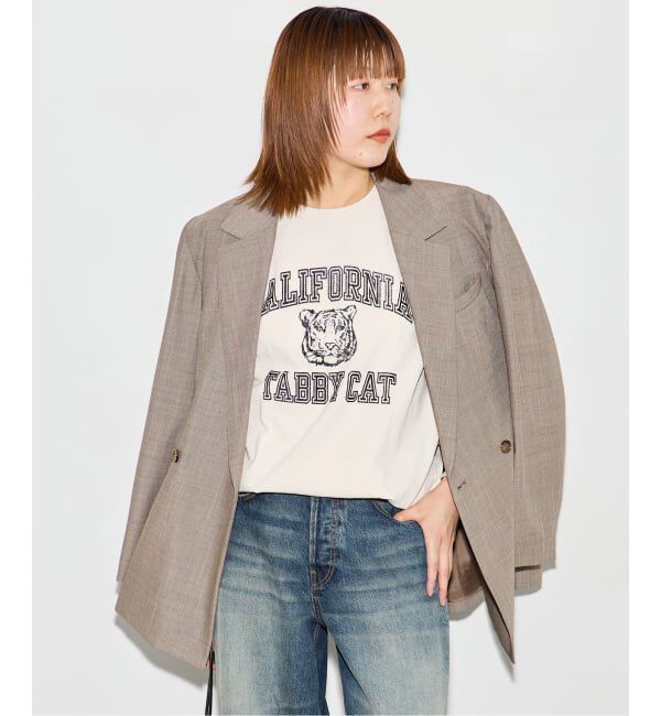 journal standard L'essage「《追加》MIXTA/ミクスタ CALIFORNIA TABBY CAT CREW Tシャツ」|Tシャツ・カットソー|