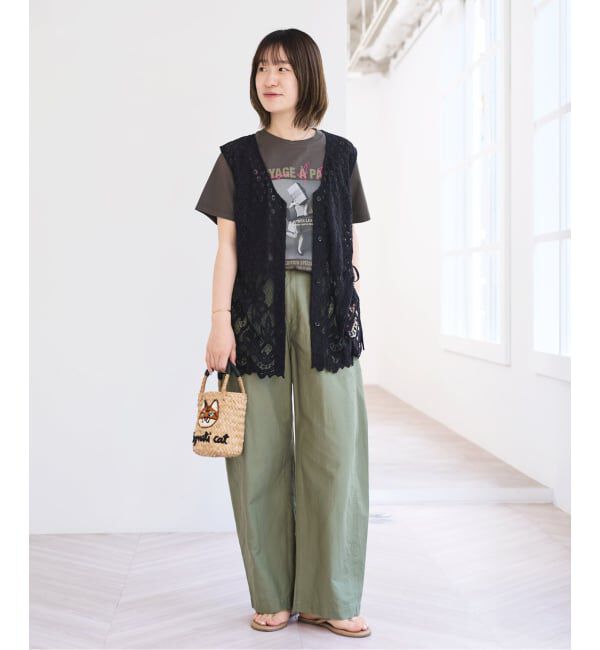 U by SPICK&SPAN「《WEB限定 / 追加》TRICOMER VOYAGE A PARIS GIRL TEE 2」|Tシャツ・カットソー|