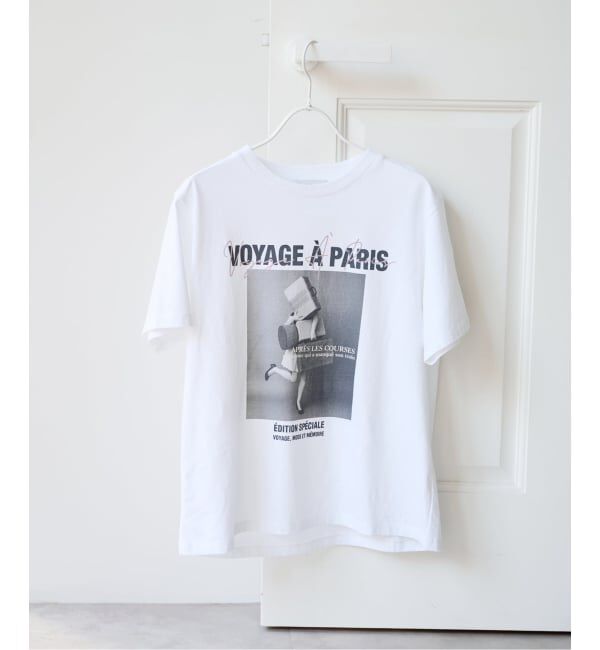 U by SPICK&SPAN「《WEB限定 / 追加》TRICOMER VOYAGE A PARIS GIRL TEE 2」|Tシャツ・カットソー|