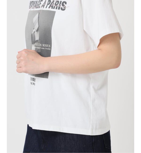 U by SPICK&SPAN「《WEB限定 / 追加》TRICOMER VOYAGE A PARIS GIRL TEE 2」|Tシャツ・カットソー|