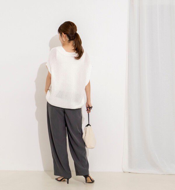 NOLLEY'S「【WEB＆一部店舗限定】ウォッシャブルサンドウォッシュイージーワイドパンツ」|その他|