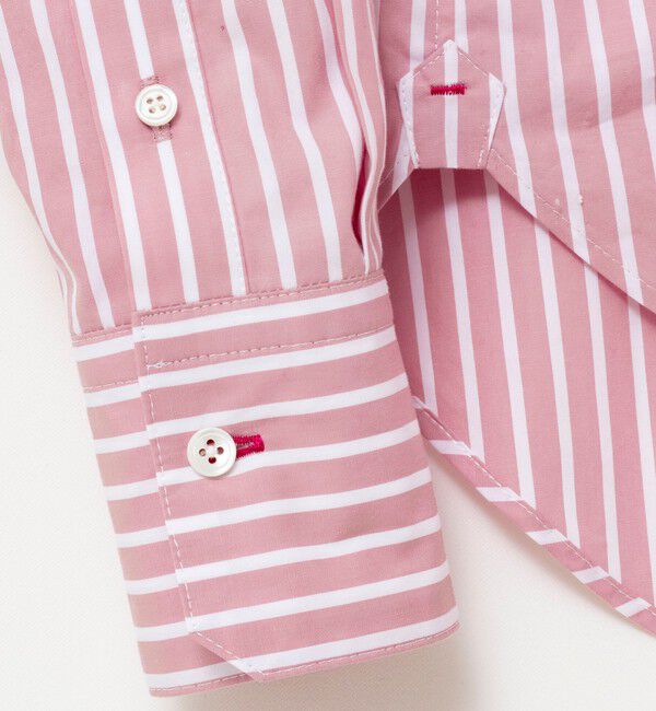 NOLLEY'S「ウォッシャブルストライプベーシックシャツ」|シャツ・ブラウス|