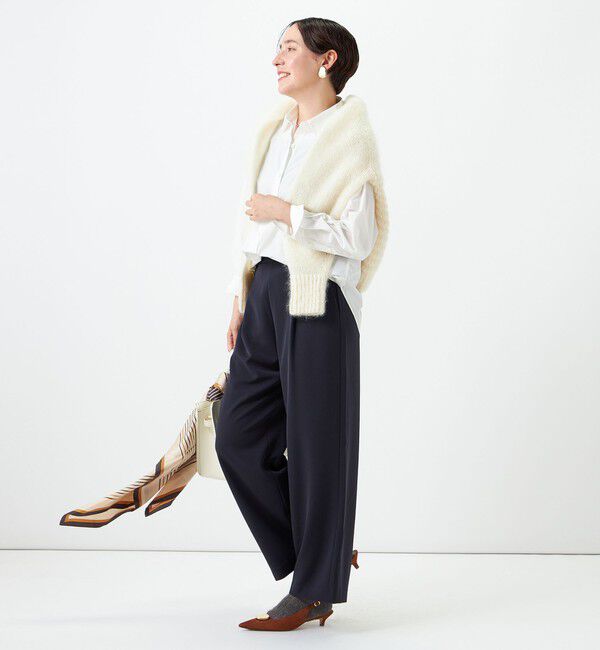 NOLLEY'S「ウォッシャブルシャンブレーツイルワイドパンツ」|その他|