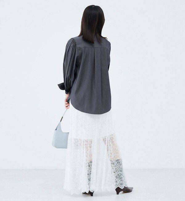 NOLLEY'S sophi「《セットアップ対応》ウォッシャブルバイオツイルボウタイブラウス」|シャツ・ブラウス|