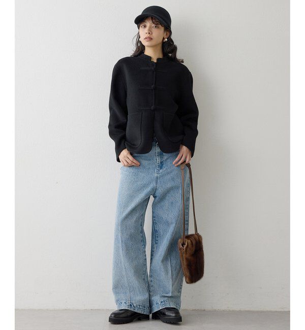 「センタープレスデニムパンツ」|デニム|