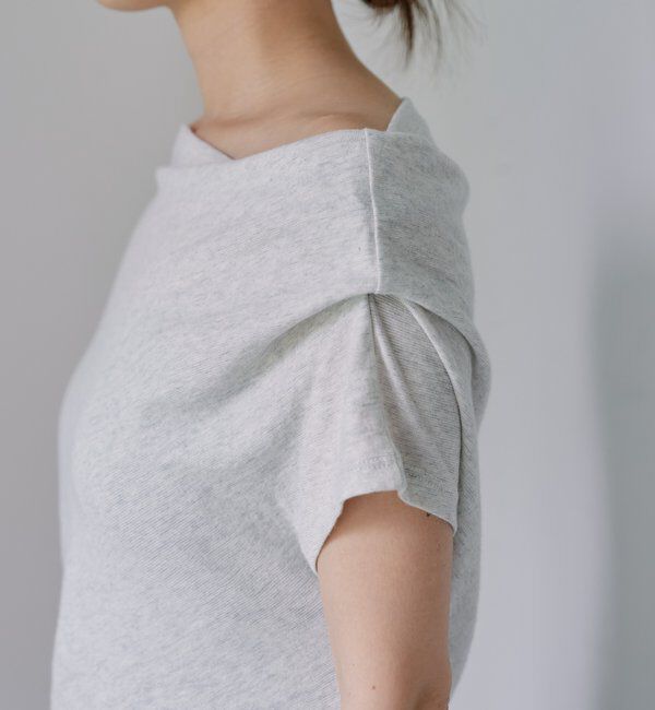  「アシメネックTee」|Tシャツ・カットソー|