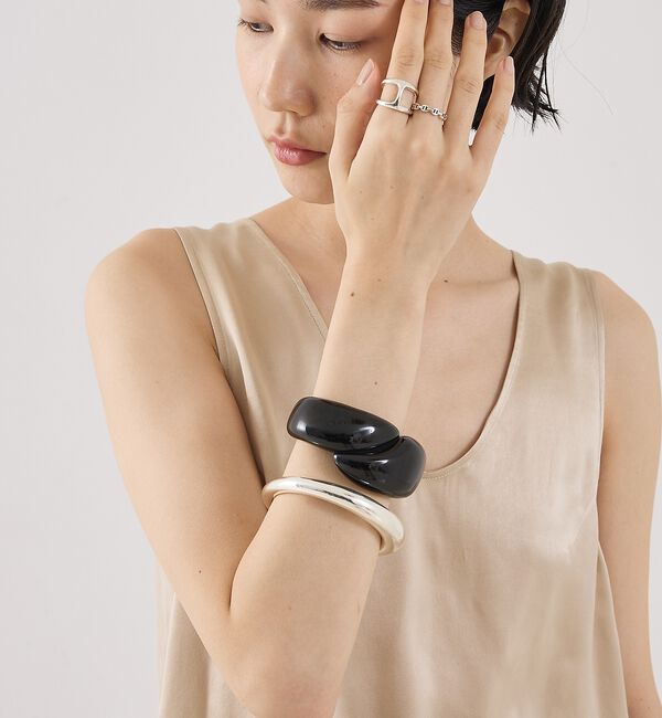 The Store by C' 「【Camille Surault】BLOWBLOW BANGLE／シルバーバング」|ブレスレット・バングル|