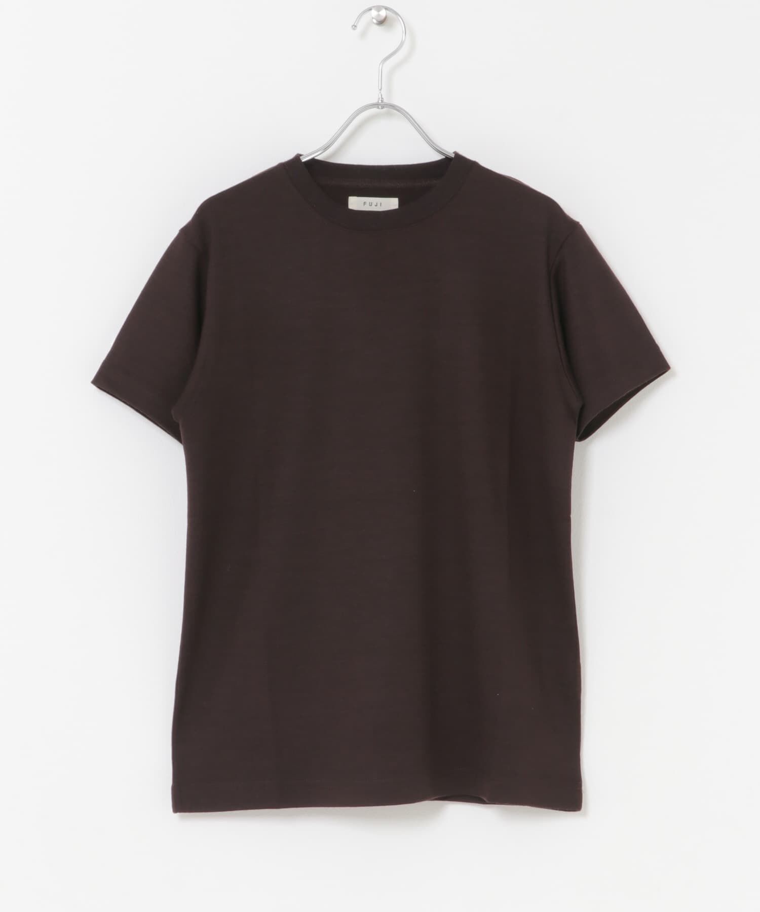 URBAN RESEARCH DOORS「FUJI　WOOL SHORT-SLEEVE T-SHIRTS」|Tシャツ・カットソー|ブラウン