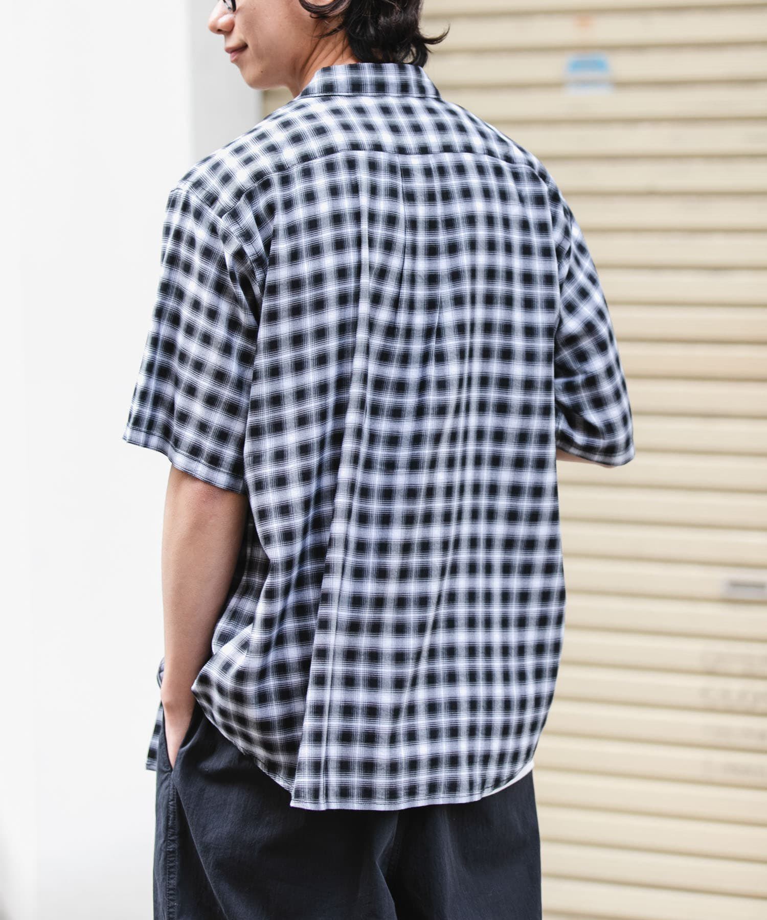 URBAN RESEARCH DOORS「FORK&SPOON　コットンレーヨンチェックシャツ」|シャツ・ブラウス|