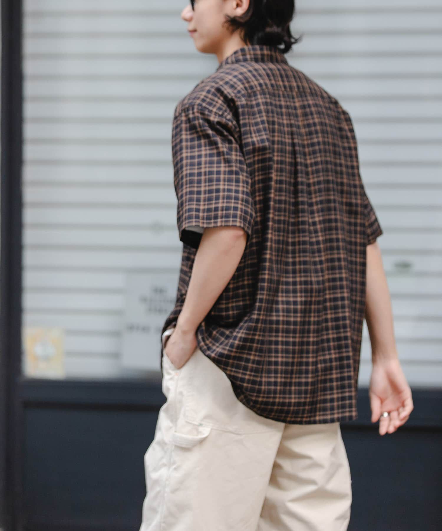 URBAN RESEARCH DOORS「FORK&SPOON　コットンレーヨンチェックシャツ」|シャツ・ブラウス|