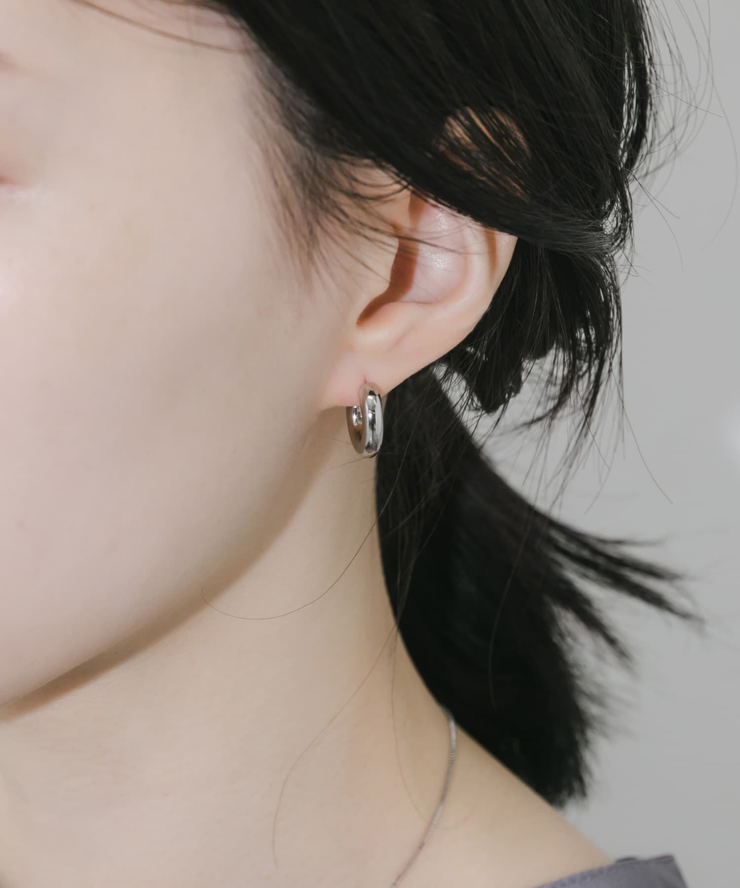 SMELLY「ステンレスフープピアス」|ピアス|