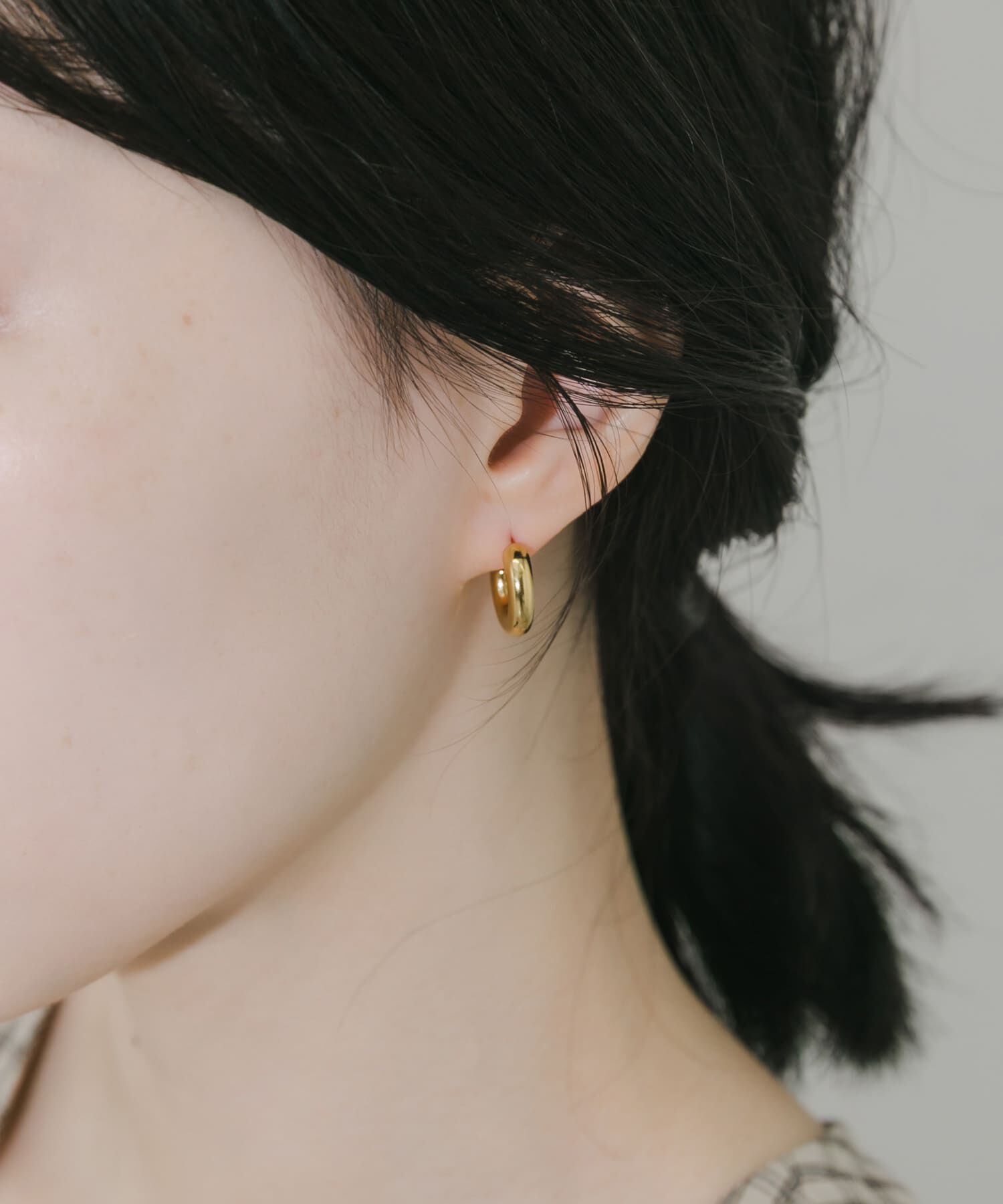SMELLY「ステンレスフープピアス」|ピアス|