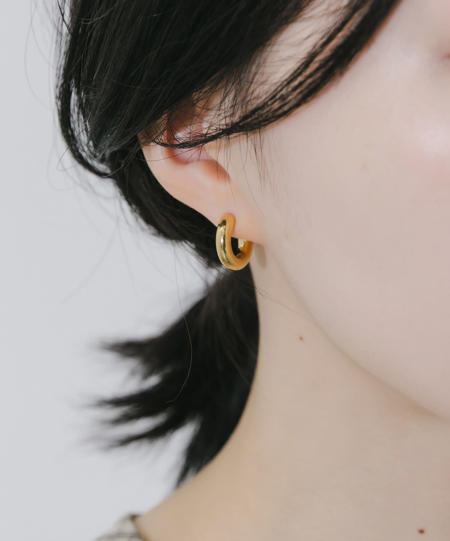 SMELLY「ステンレスフープピアス」|ピアス|