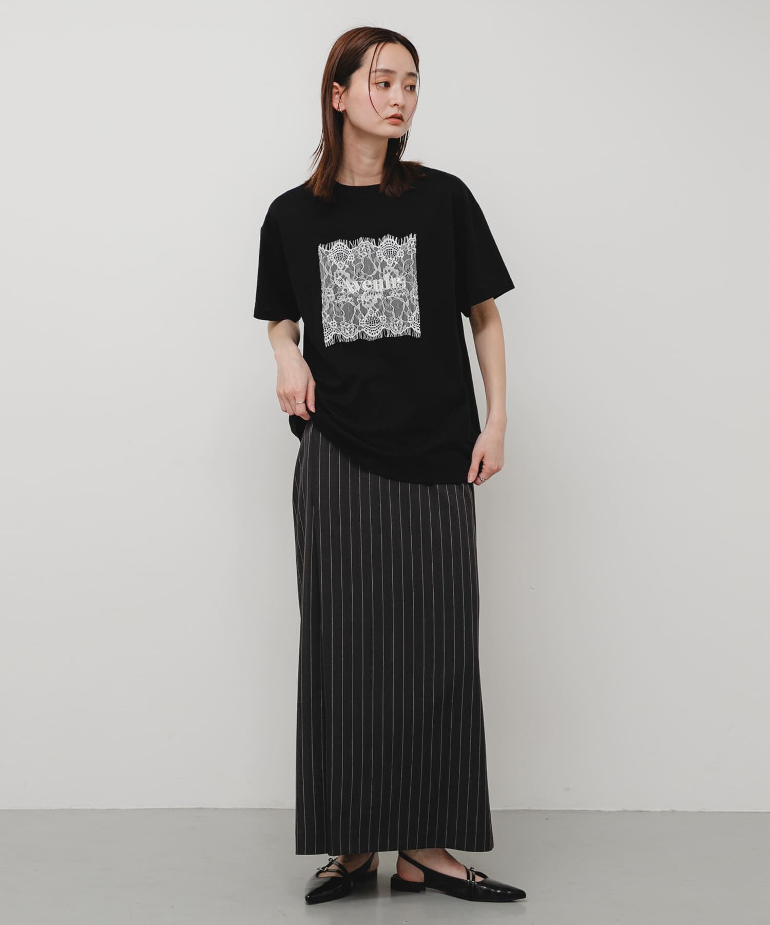 SENSE OF PLACE by URBAN RESEARCH「レースロゴTシャツ」|Tシャツ・カットソー|
