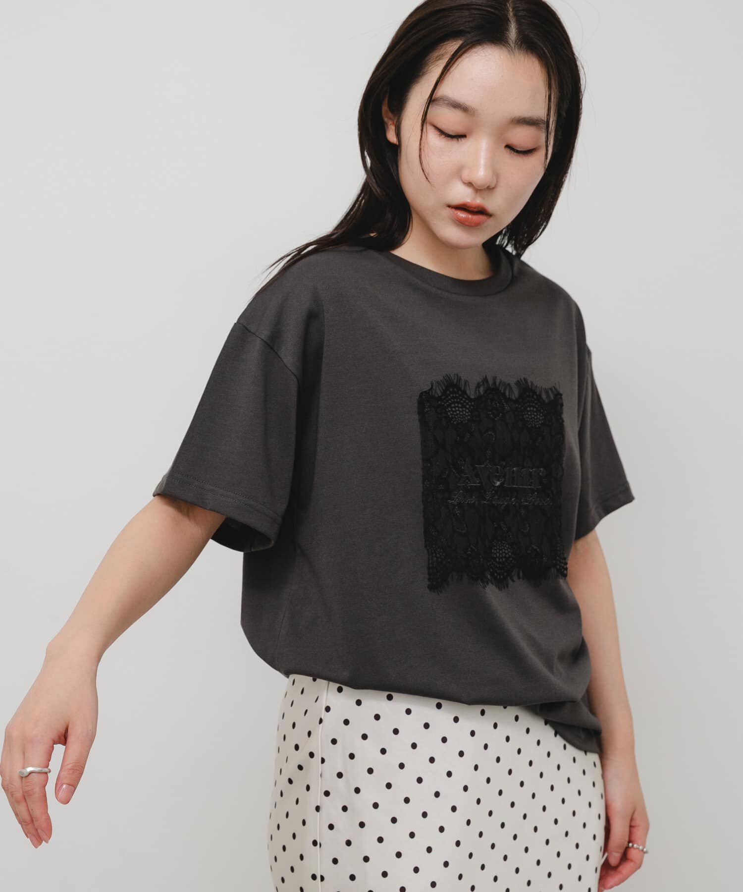 SENSE OF PLACE by URBAN RESEARCH「レースロゴTシャツ」|Tシャツ・カットソー|