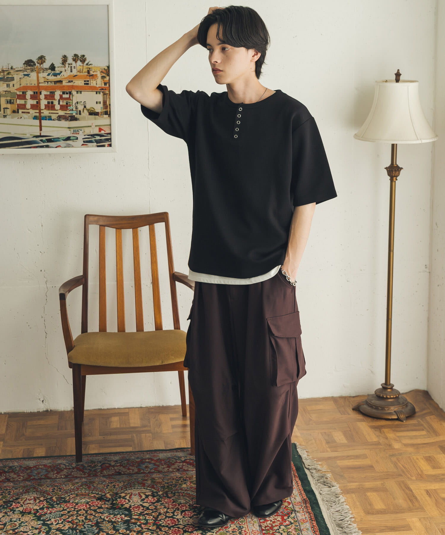 SENSE OF PLACE by URBAN RESEARCH「ワイドカーゴパンツ」|その他|