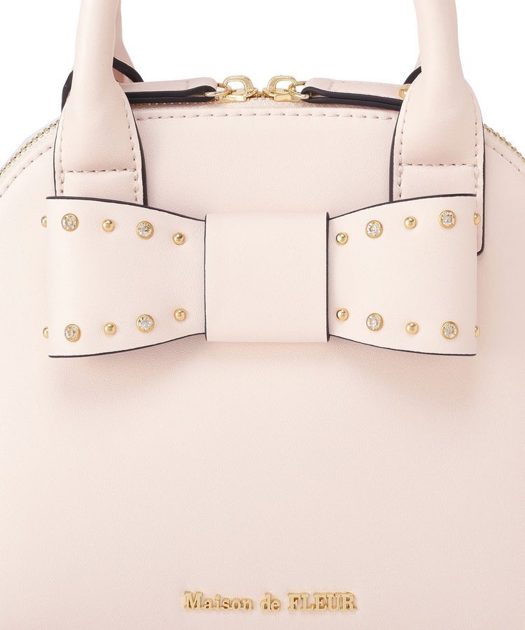Maison de FLEUR「リボンハーフムーン2Wayバッグ」|ハンドバッグ|