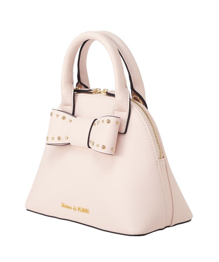 Maison de FLEUR「リボンハーフムーン2Wayバッグ」|ハンドバッグ|