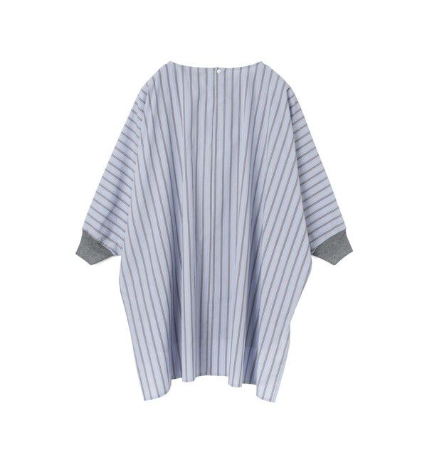 mizuiro ind「mizuiro ind ストライプコクーンプルオーバー」|シャツ・ブラウス|
