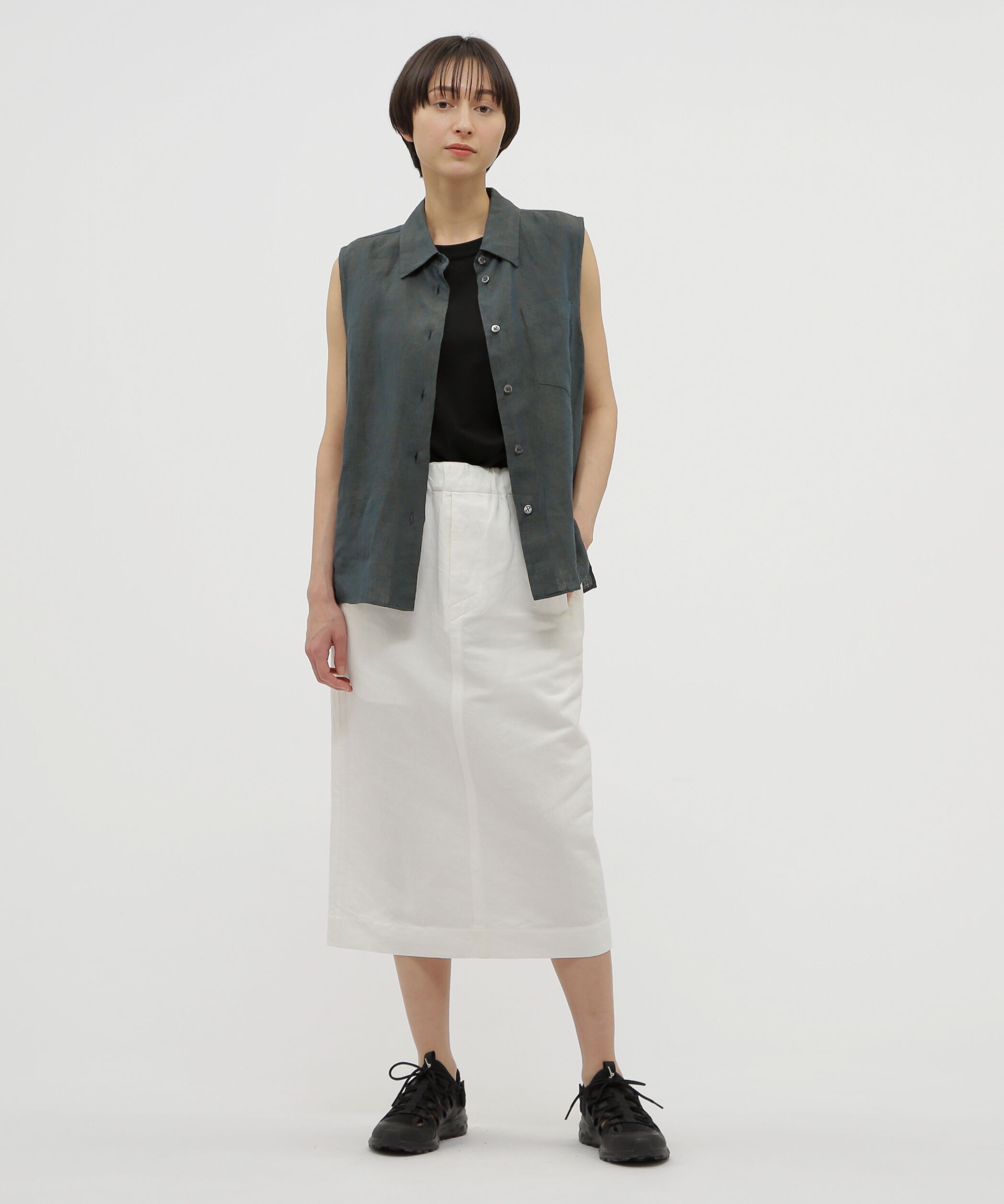  「LINEN CHAMBRAY SHIRT」|シャツ・ブラウス|