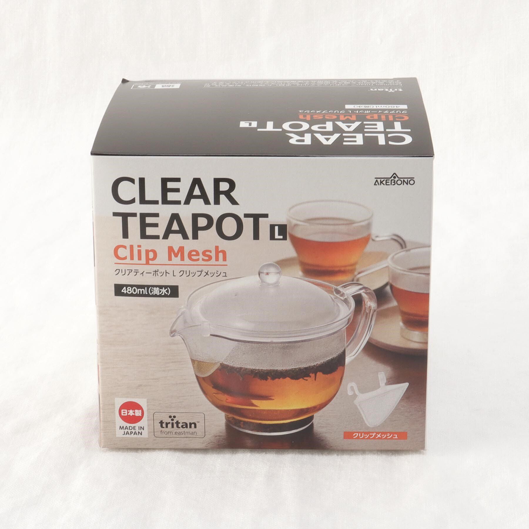 212 KITCHEN STORE「クリアティーポット L クリップメッシュ 480ml」|食器・キッチングッズ|