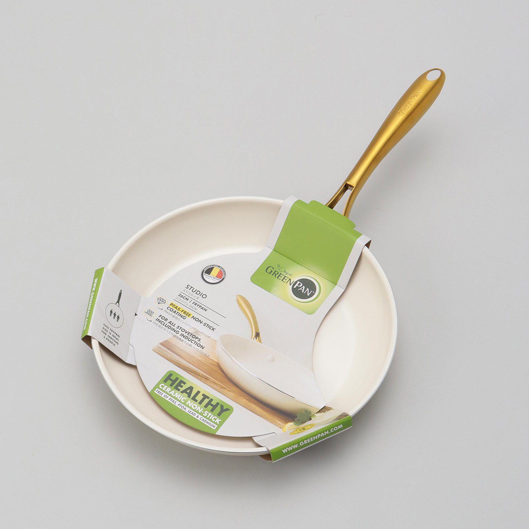 212 KITCHEN STORE「ストゥディオ フライパン 26cm WH ＜GreenPan グリーンパン＞」|食器・キッチングッズ|