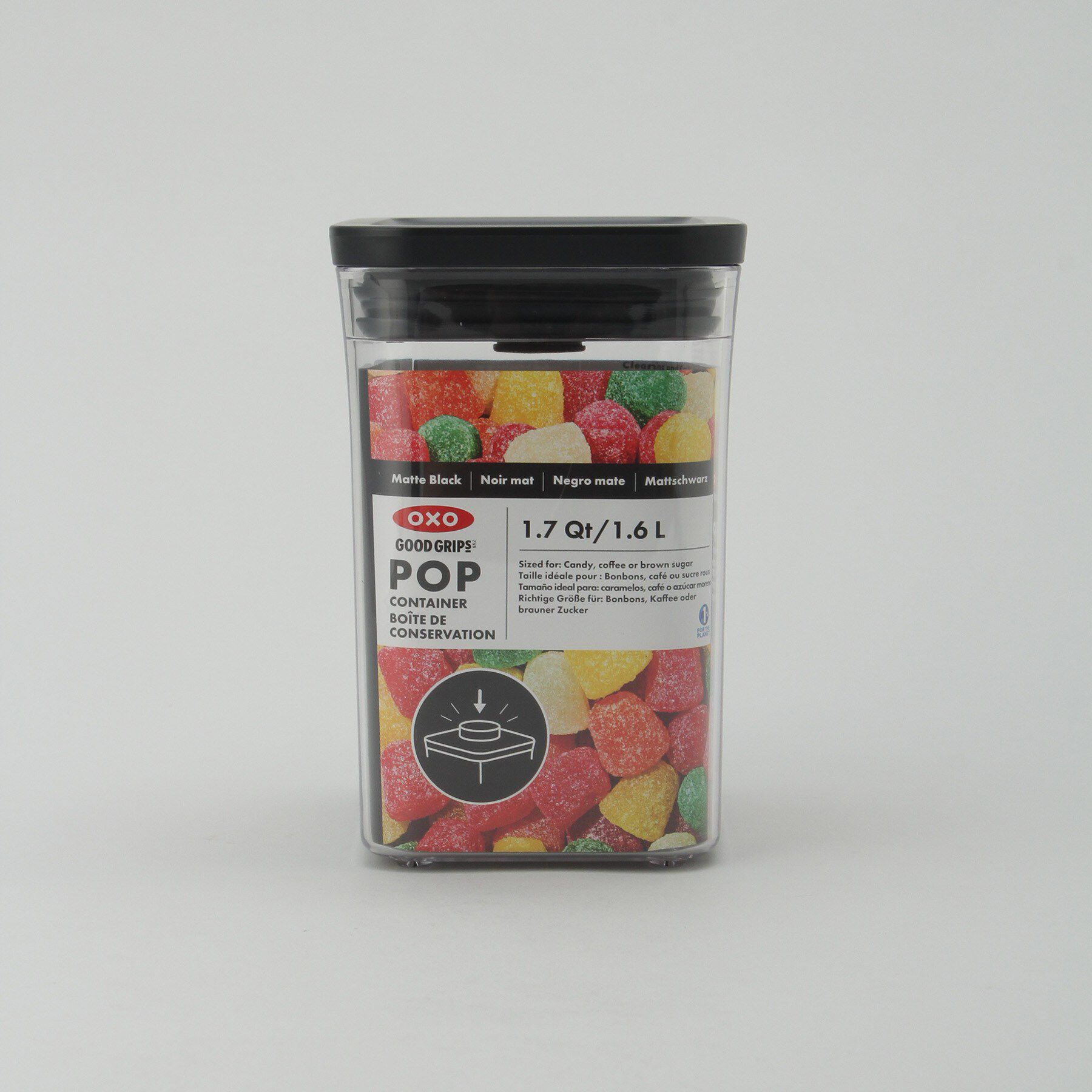 212 KITCHEN STORE「ポップコンテナ レクタングル ショート BK ＜OXO オクソー＞」|食器・キッチングッズ|