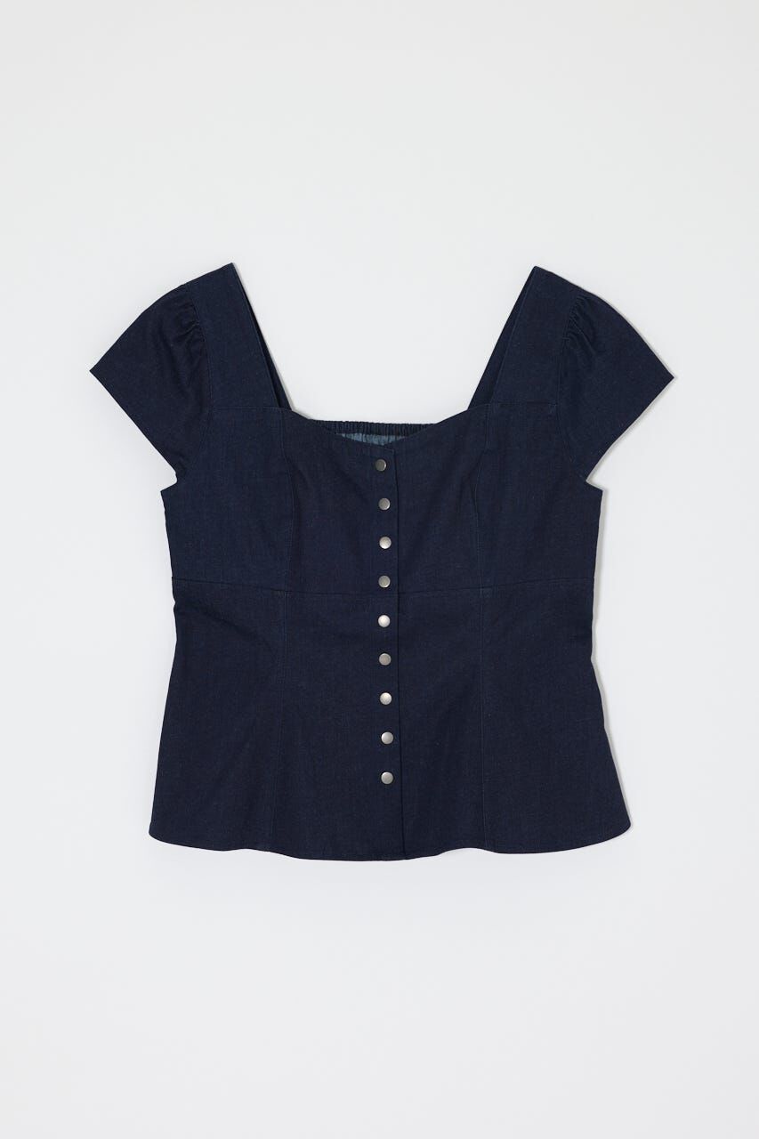 MOUSSY「BUTTON UP FITTED ブラウス」|シャツ・ブラウス|