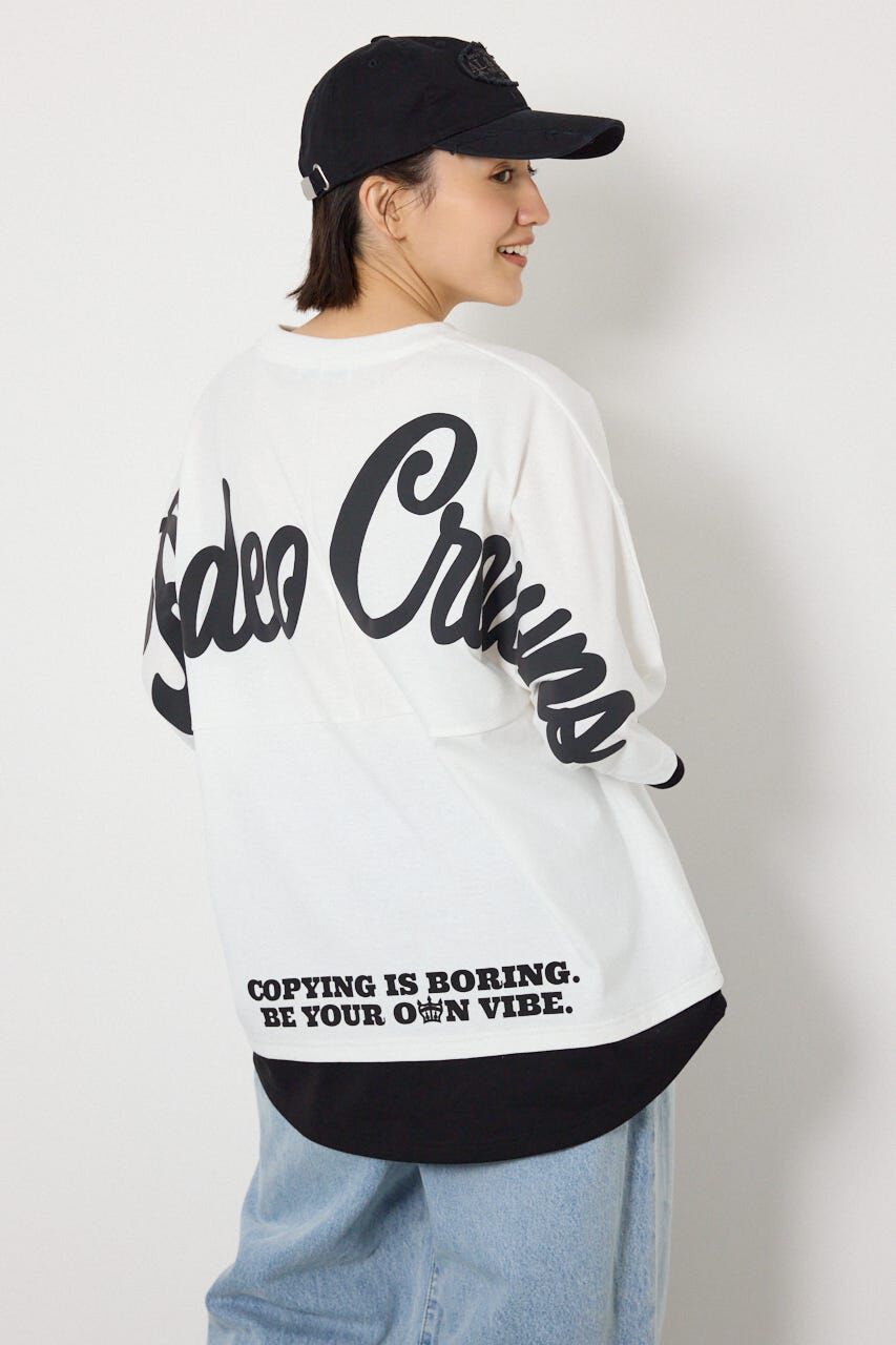 RODEO CROWNS「フェイクレイヤードロゴトップス」|Tシャツ・カットソー|