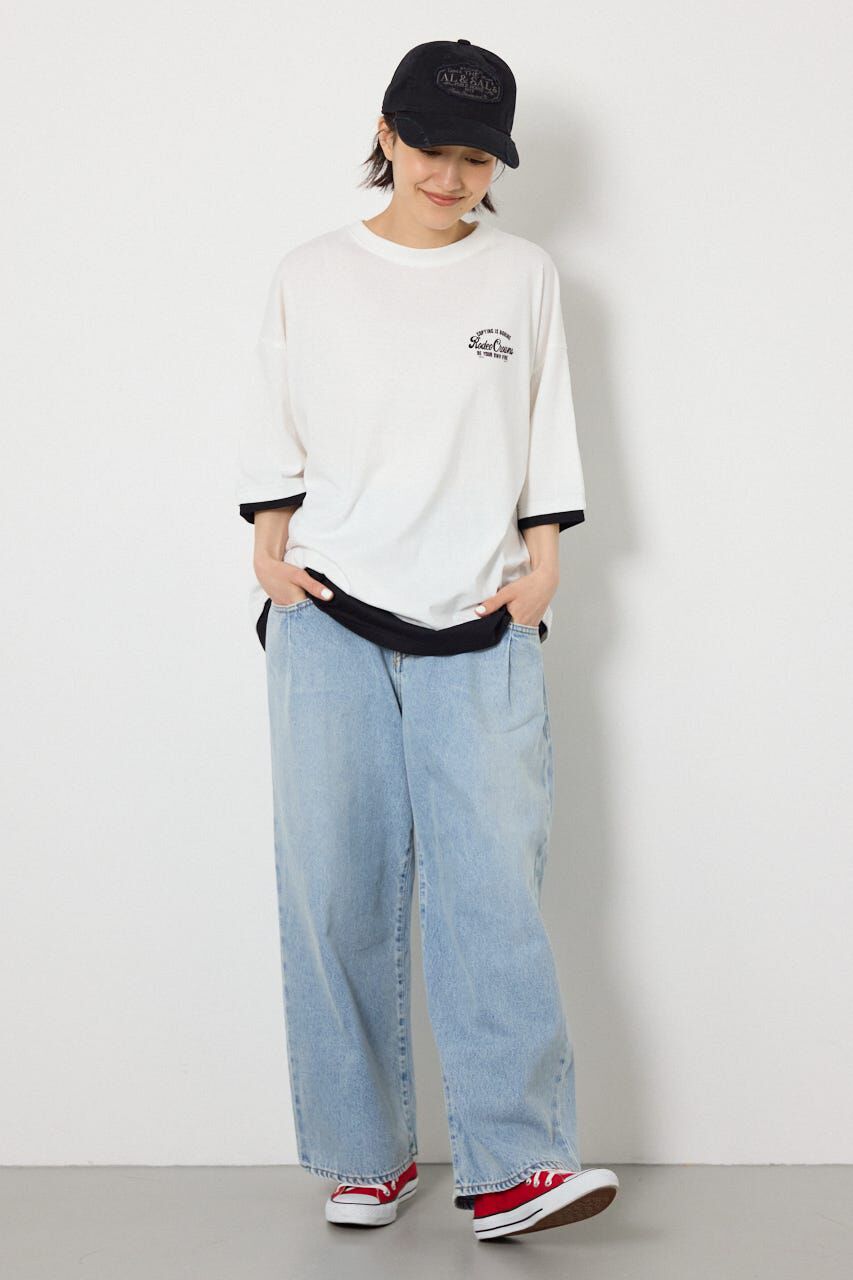 RODEO CROWNS「フェイクレイヤードロゴトップス」|Tシャツ・カットソー|